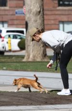 MINKA KELLY on the Set of Titans in Toronto 04/27/2018