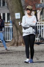 MINKA KELLY on the Set of Titans in Toronto 04/27/2018