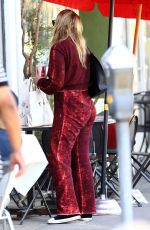 MISCHA BARTON at a Local Restaurant in Beverly Hills 04/25/2018