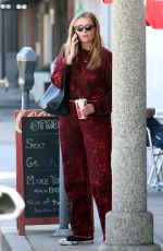 MISCHA BARTON at a Local Restaurant in Beverly Hills 04/25/2018