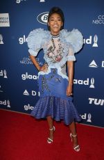 NAFESSA WILLIAMS at Glaad Media Awards Rising Stars Luncheon in Beverly Hills 04/11/2018