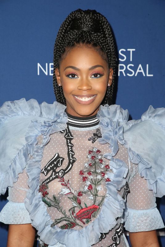 NAFESSA WILLIAMS at Glaad Media Awards Rising Stars Luncheon in Beverly Hills 04/11/2018