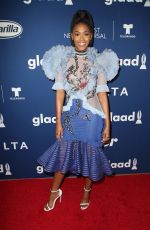 NAFESSA WILLIAMS at Glaad Media Awards Rising Stars Luncheon in Beverly Hills 04/11/2018