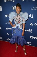 NAFESSA WILLIAMS at Glaad Media Awards Rising Stars Luncheon in Beverly Hills 04/11/2018