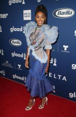 NAFESSA WILLIAMS at Glaad Media Awards Rising Stars Luncheon in Beverly Hills 04/11/2018
