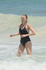 NAOMI WATTS in Swimsuit at a Beach in Mexico 04/02/2018