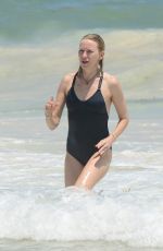 NAOMI WATTS in Swimsuit at a Beach in Mexico 04/02/2018