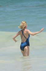 NAOMI WATTS in Swimsuit at a Beach in Mexico 04/02/2018