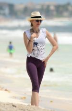 NAOMI WATTS in Swimsuit at a Beach in Mexico 04/02/2018