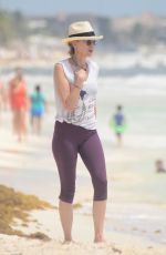 NAOMI WATTS in Swimsuit at a Beach in Mexico 04/02/2018