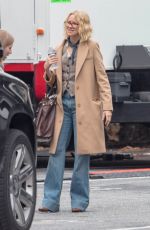 NAOMI WATTS on the Set of Boss Level in Atlanta 04/24/2018