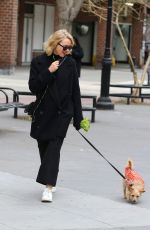 NAOMI WATTS Out with Her Dog in New York 04/17/2018