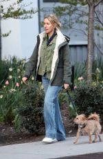 NAOMI WATTS Out with Her Dog in New York 04/23/2018
