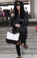 NICKI MINAJ at Los Angeles International Airport 04/03/2018