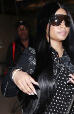 NICKI MINAJ at Los Angeles International Airport 04/03/2018