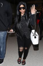 NICKI MINAJ at Los Angeles International Airport 04/03/2018