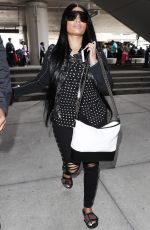 NICKI MINAJ at Los Angeles International Airport 04/03/2018