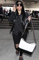 NICKI MINAJ at Los Angeles International Airport 04/03/2018