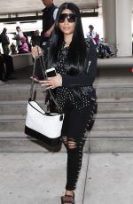 NICKI MINAJ at Los Angeles International Airport 04/03/2018