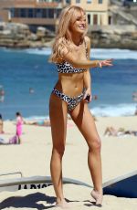 NICOLA HUGHES in Bikini at Coogee Beach in Sydney 03/28/2018