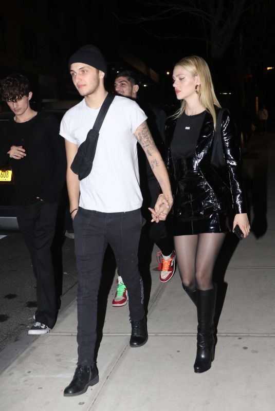 NICOLA PELTZ and Anwar Hadid Arrives at Gigi