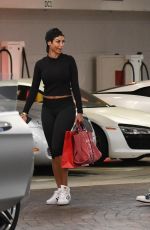 NICOLE MURPHY Out with Her Dog in Beverly Hills 03/31/2018