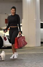 NICOLE MURPHY Out with Her Dog in Beverly Hills 03/31/2018