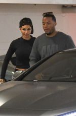 NICOLE MURPHY Out with Her Dog in Beverly Hills 03/31/2018