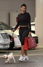 NICOLE MURPHY Out with Her Dog in Beverly Hills 03/31/2018