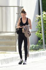 NICOLE RICHIE Heading to a Gym in Los Angeles 04/09/2018