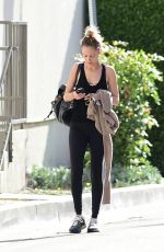 NICOLE RICHIE Heading to a Gym in Los Angeles 04/09/2018