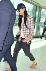 NICOLE SCHERZINGER at Heathrow Airport in London 04/25/2018