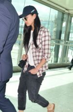 NICOLE SCHERZINGER at Heathrow Airport in London 04/25/2018