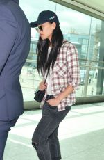 NICOLE SCHERZINGER at Heathrow Airport in London 04/25/2018