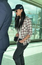 NICOLE SCHERZINGER at Heathrow Airport in London 04/29/2018