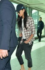 NICOLE SCHERZINGER at Heathrow Airport in London 04/29/2018
