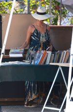 NICOLE SCHERZINGER Shopping at Melrose Trading Post in West Hollywood 04/08/2018