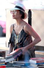 NICOLE SCHERZINGER Shopping at Melrose Trading Post in West Hollywood 04/08/2018