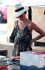 NICOLE SCHERZINGER Shopping at Melrose Trading Post in West Hollywood 04/08/2018