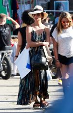 NICOLE SCHERZINGER Shopping at Melrose Trading Post in West Hollywood 04/08/2018