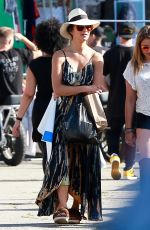 NICOLE SCHERZINGER Shopping at Melrose Trading Post in West Hollywood 04/08/2018