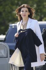 NIGELLA LAWSON on the Set of Extra! at Universal Studios in Los Angeles 04/19/2018