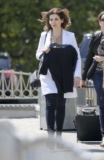 NIGELLA LAWSON on the Set of Extra! at Universal Studios in Los Angeles 04/19/2018