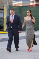 NIKKI BELLA and John Cena at WWE Wrestlemania 34 Hall Of Fame 2018 in New Orleans 04/07/2018