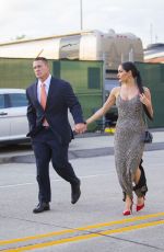 NIKKI BELLA and John Cena at WWE Wrestlemania 34 Hall Of Fame 2018 in New Orleans 04/07/2018