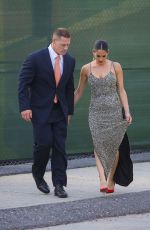 NIKKI BELLA and John Cena at WWE Wrestlemania 34 Hall Of Fame 2018 in New Orleans 04/07/2018