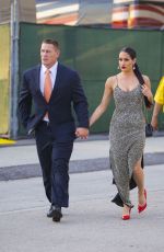 NIKKI BELLA and John Cena at WWE Wrestlemania 34 Hall Of Fame 2018 in New Orleans 04/07/2018