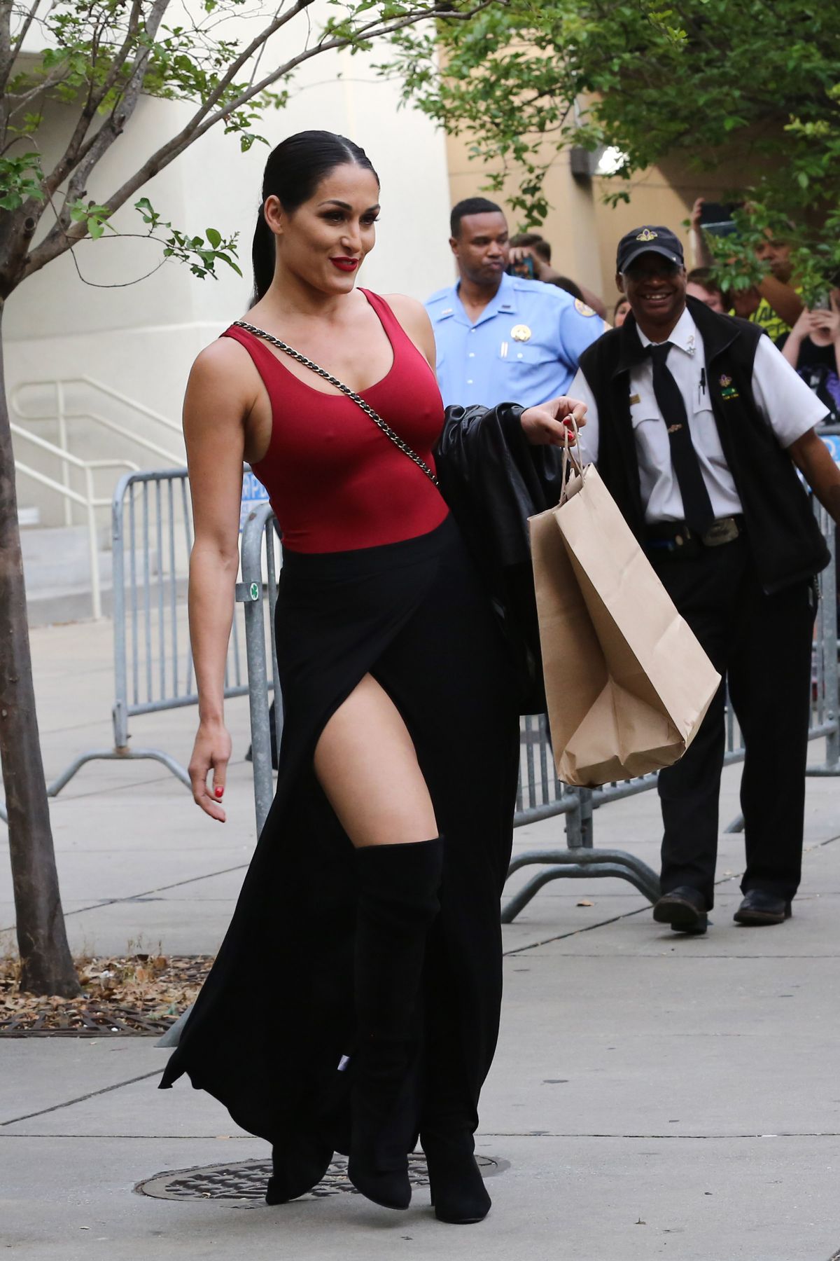 NIKKI BELLA at WWE Wrestlemania 34 Hall Of Fame 2018 in New Orleans 04/06/2018 ...