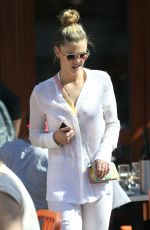 NINA AGDAL Out for Lunch in New York 04/26/2018