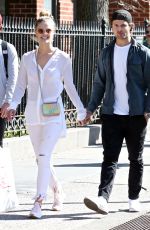 NINA AGDAL Out for Lunch in New York 04/26/2018